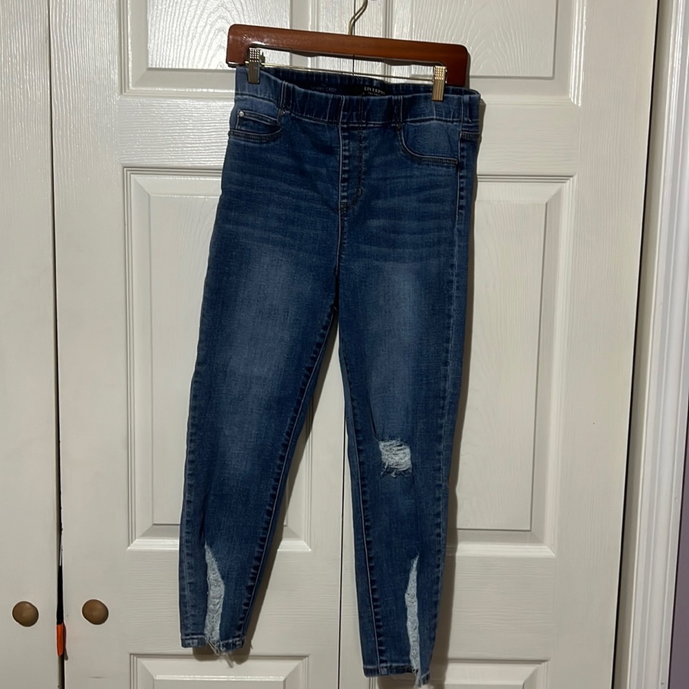 Liverpool Skinny Crop jeans size 10